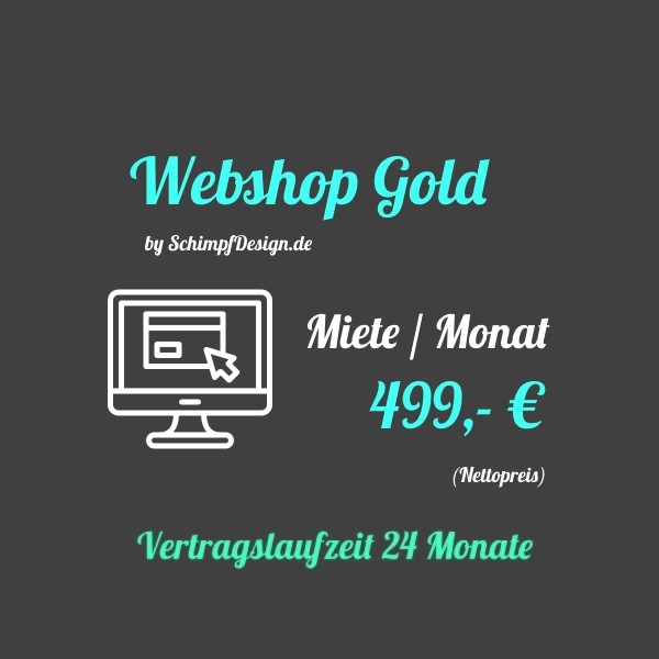 Webshop - Gold (Monatlich Mieten)