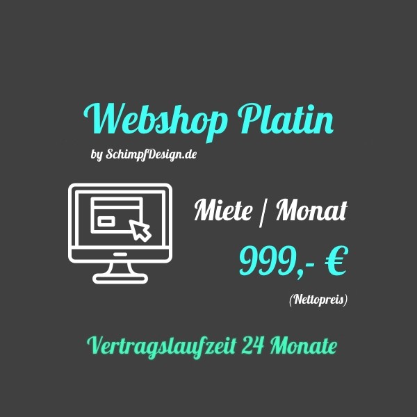 Webshop - Platin (Monatlich Mieten)