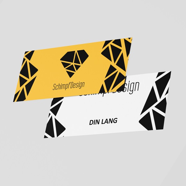 Flyer DIN lang quer (21,0 x 10,5 cm) - (beidseitiger Druck)